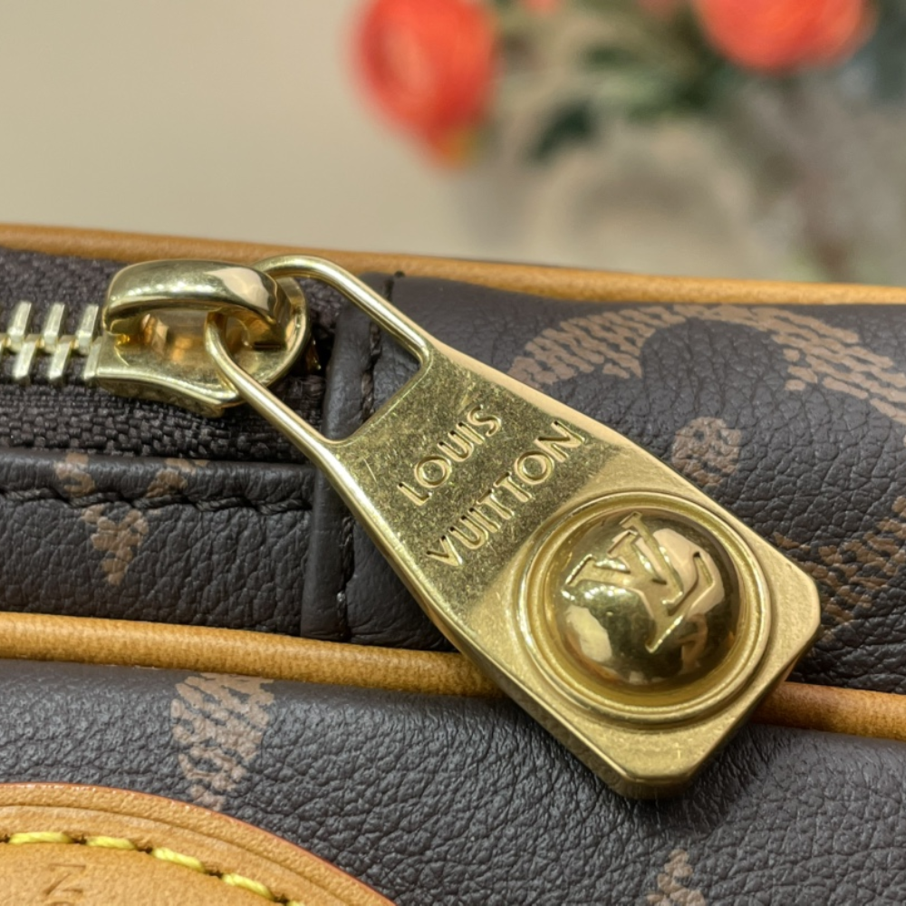 Monogram Amazone Leather Crossbody Bag for Men