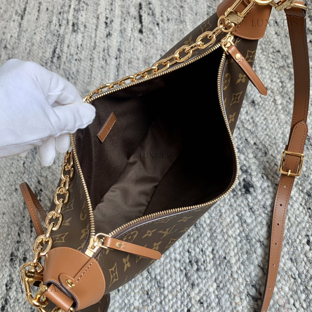 Monogram Canvas Loop Hobo - Leather Tote Bag for Women