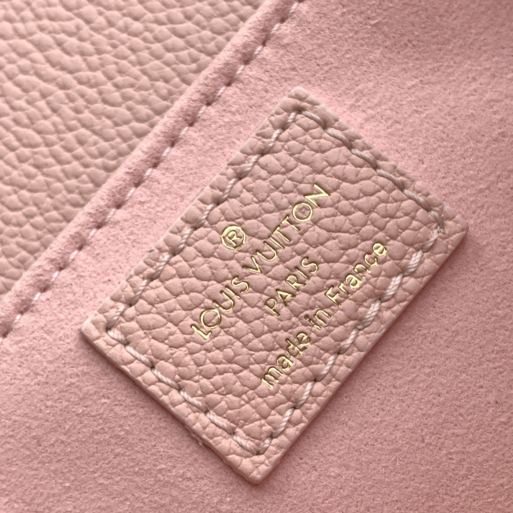 Monogram Empreinte Leather Pink Quartz Pochette Métis East West Leather Handbag for Women