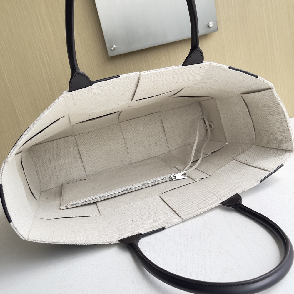 Natural Fondant Large Arco Tote Bag Leather Tote Bag for Men
