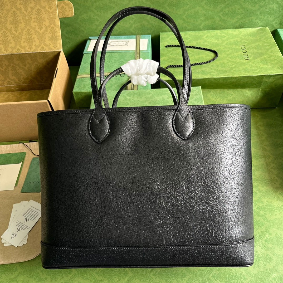 Ophidia Medium Tote Bag Black