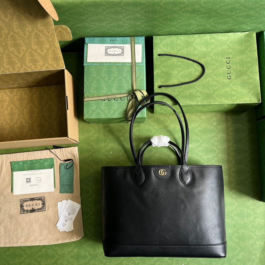 Ophidia Medium Tote Bag Black