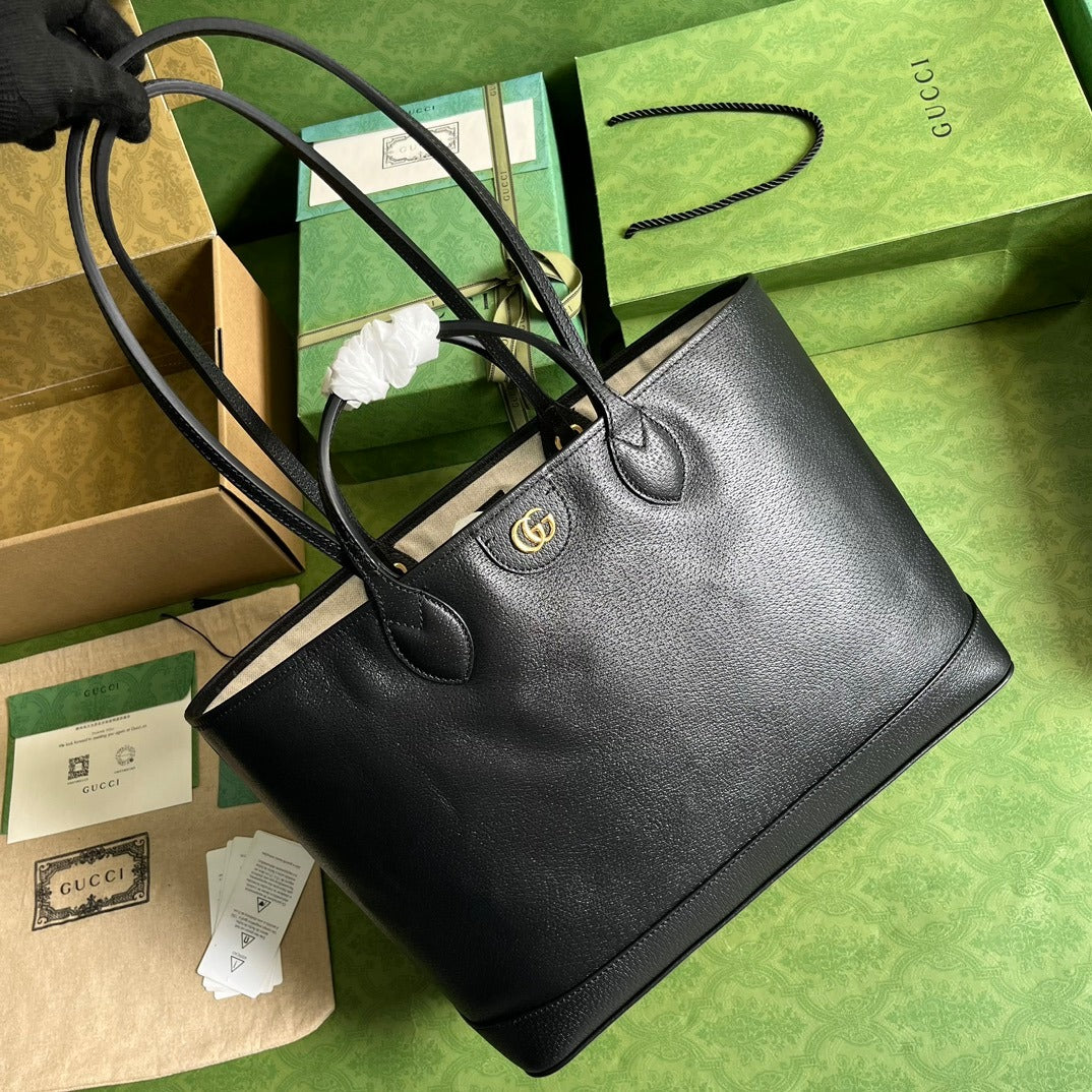 Ophidia Medium Tote Bag Black