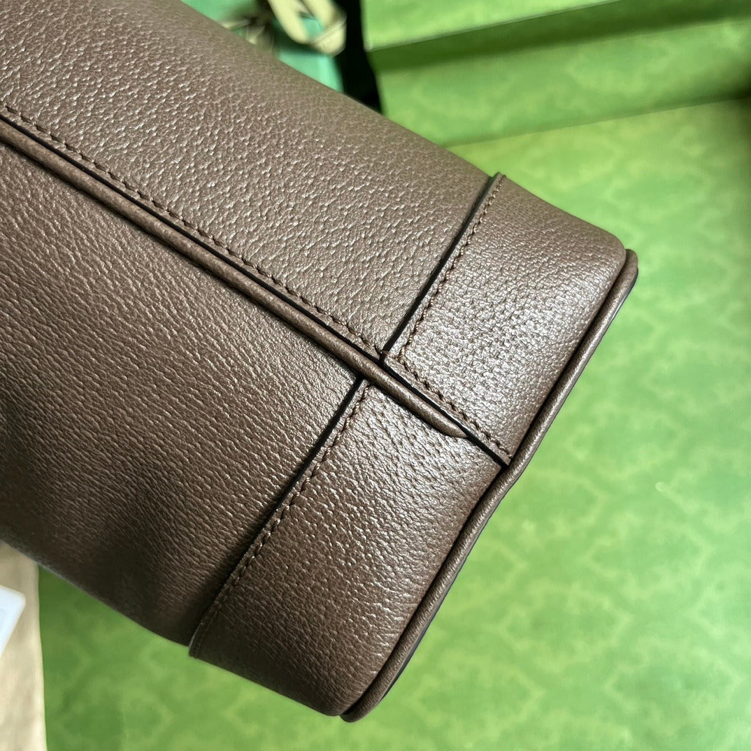 Ophidia Medium Tote Bag Brown