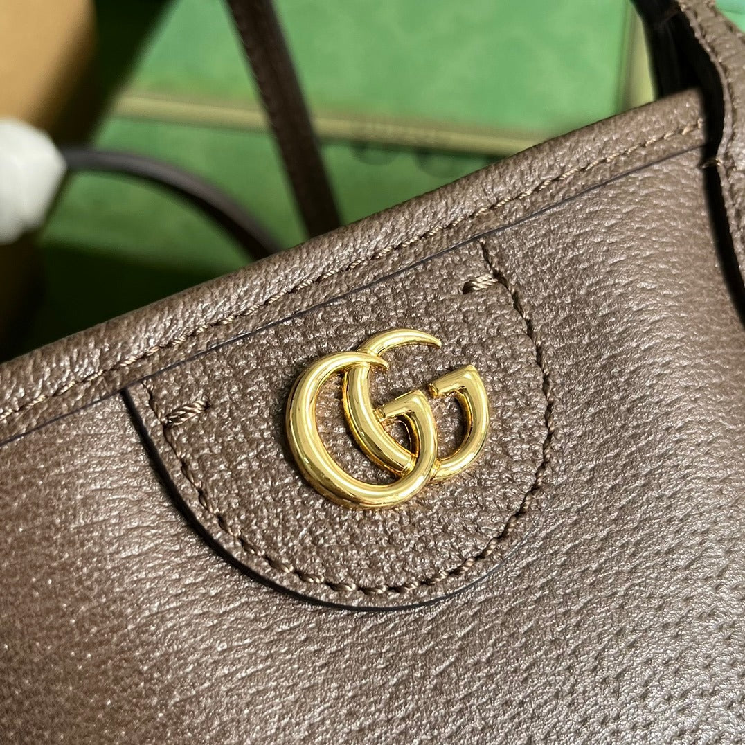 Ophidia Medium Tote Bag Brown