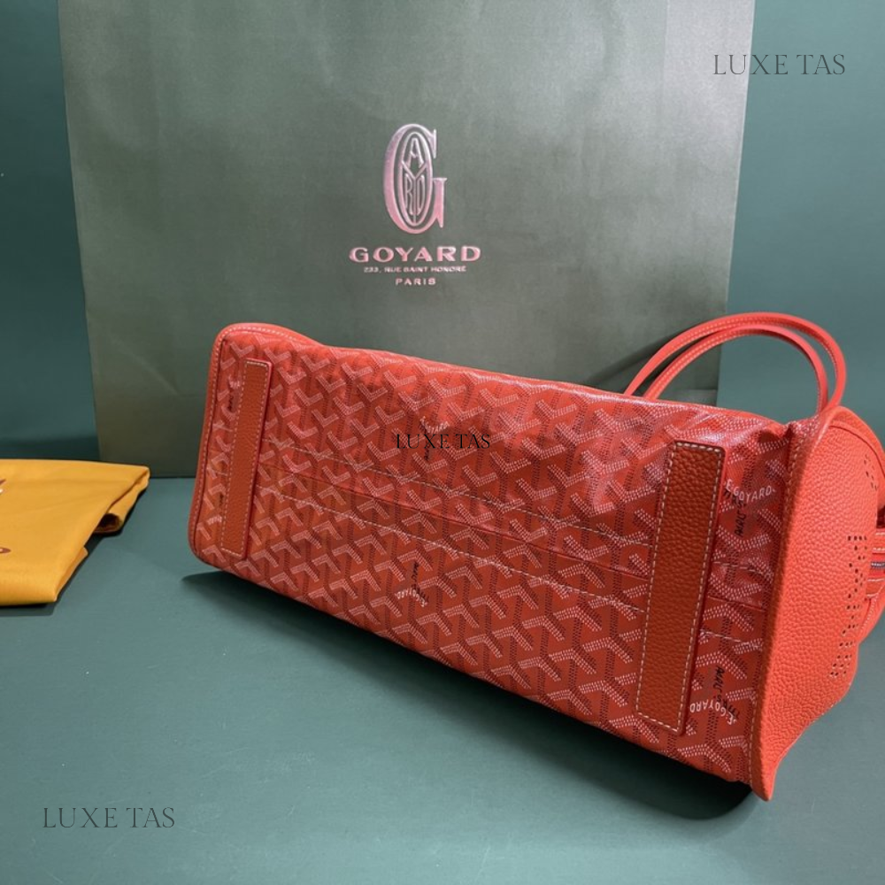 Orange Hardy PM Bag - Leather Tote Bag for Women