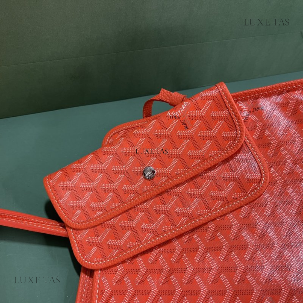 Orange Hardy PM Bag - Leather Tote Bag for Women