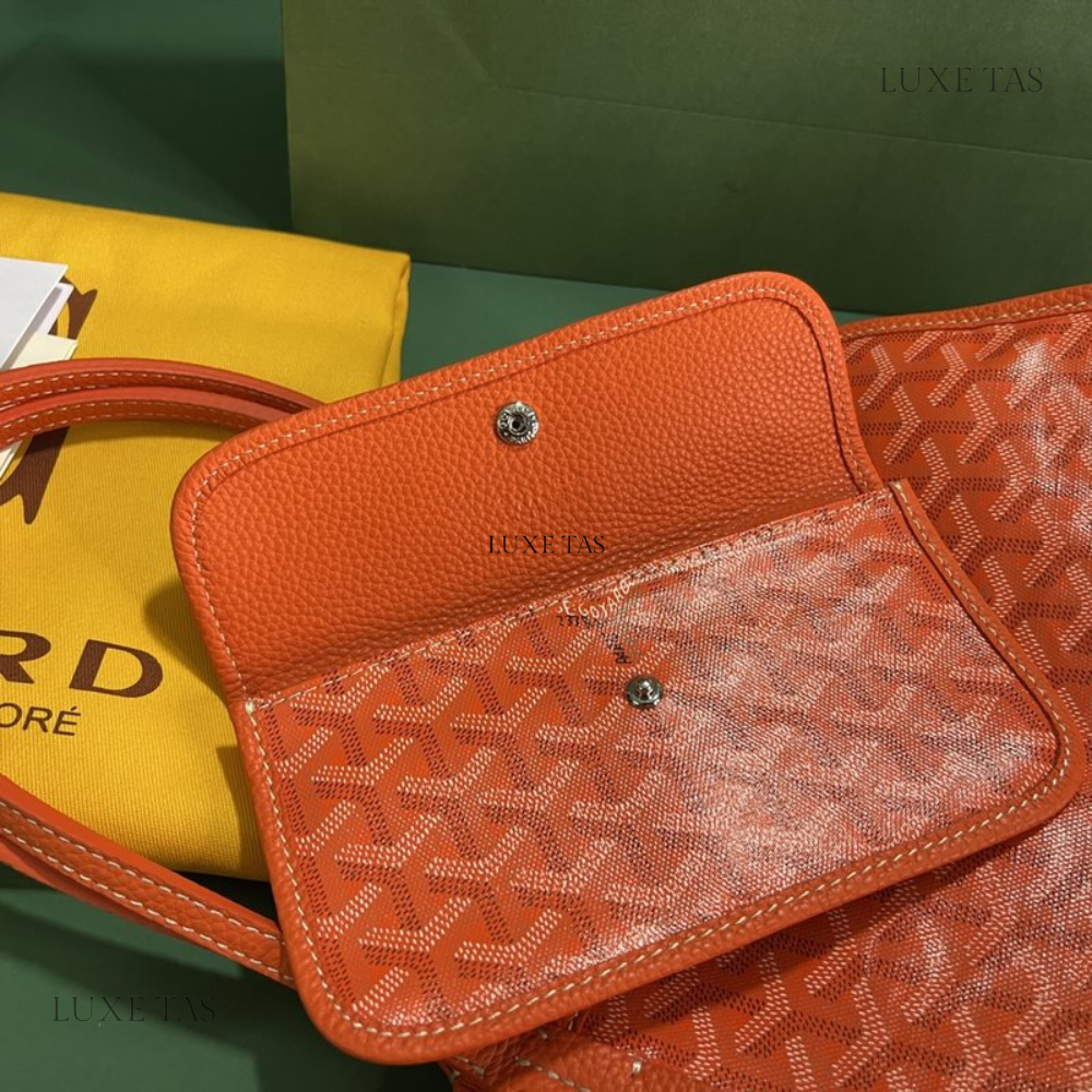 Orange Hardy PM Bag - Leather Tote Bag for Women