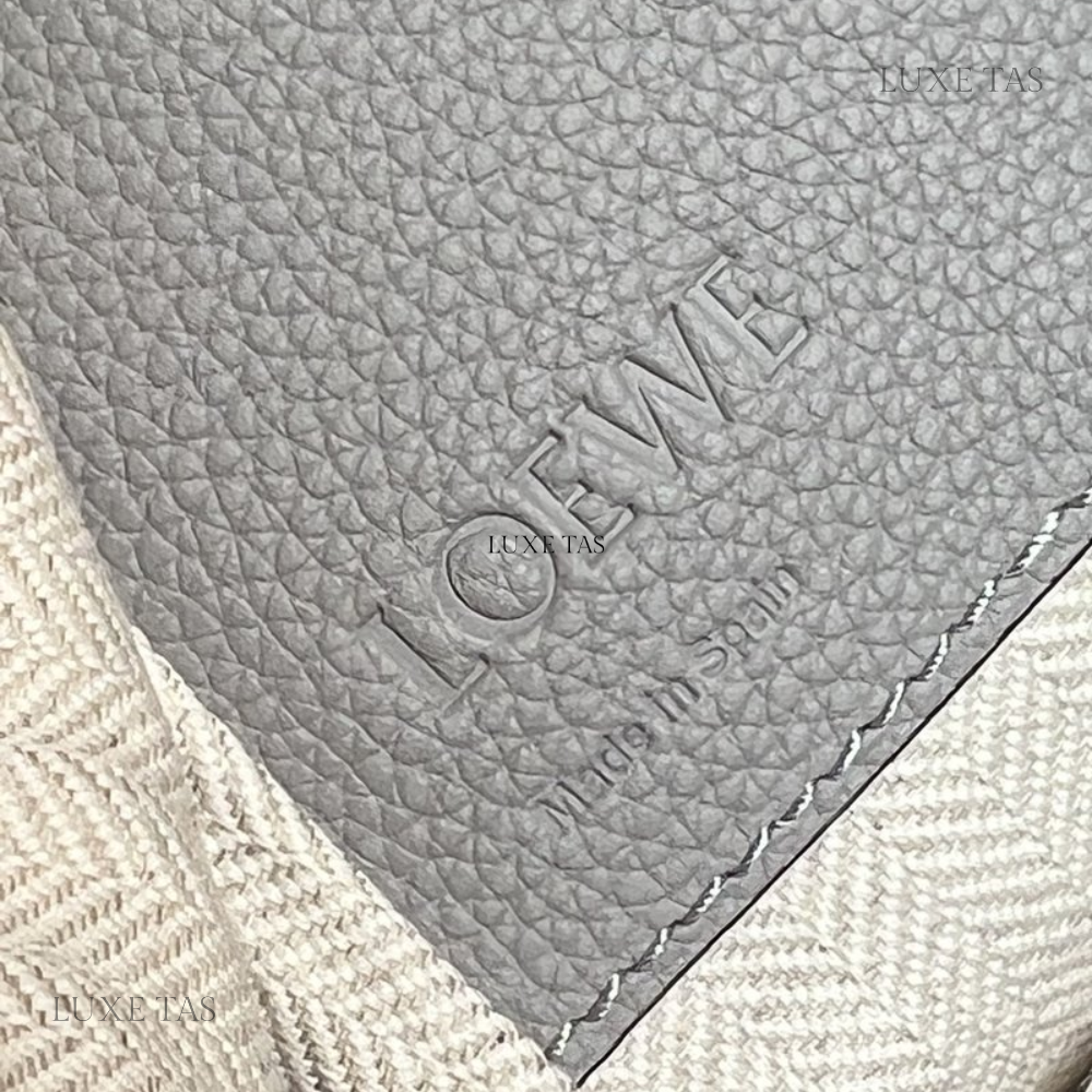 Pearl Grey Compact Hammock Bag In Soft Grained Calfskin - Leather Crossbody Bag for Women