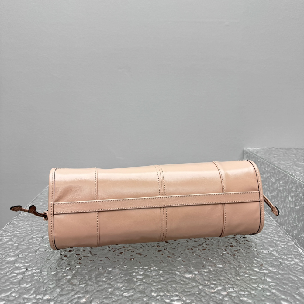 Pink Lily of the Valley Bonnie Medium Leather Handbag for Women