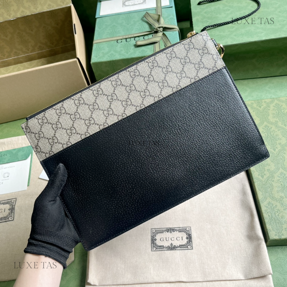 Pouch With Cut-Out Interlocking G