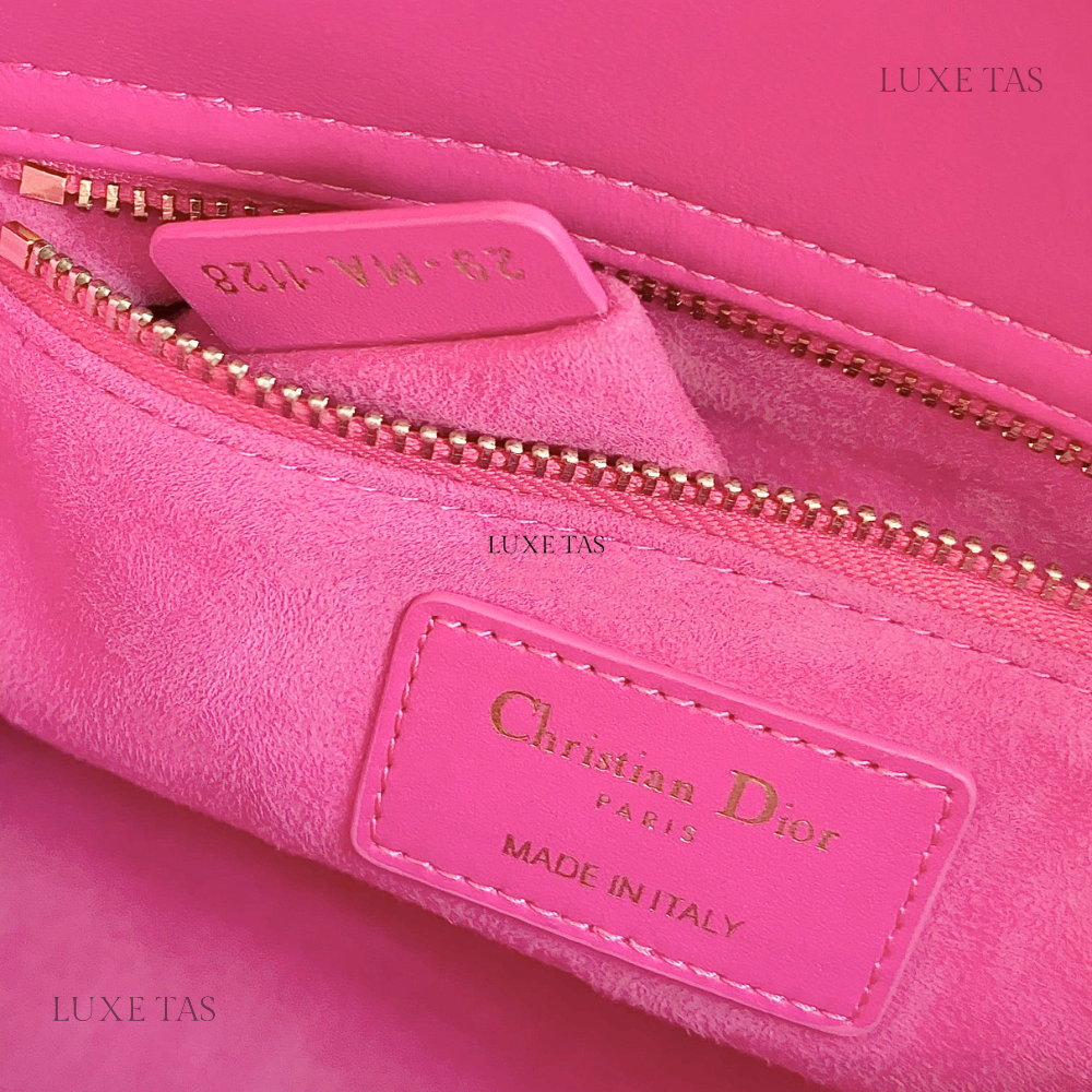 Rani Pink Cannage Lambskin Small Lady D*ior My Abcd*ior Bag