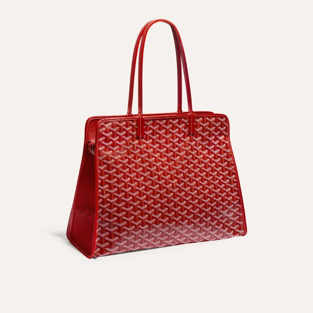 Red Hardy PM Bag - Leather Tote Bag for Women