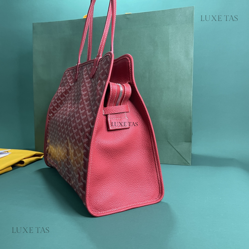 Red Hardy PM Bag - Leather Tote Bag for Women