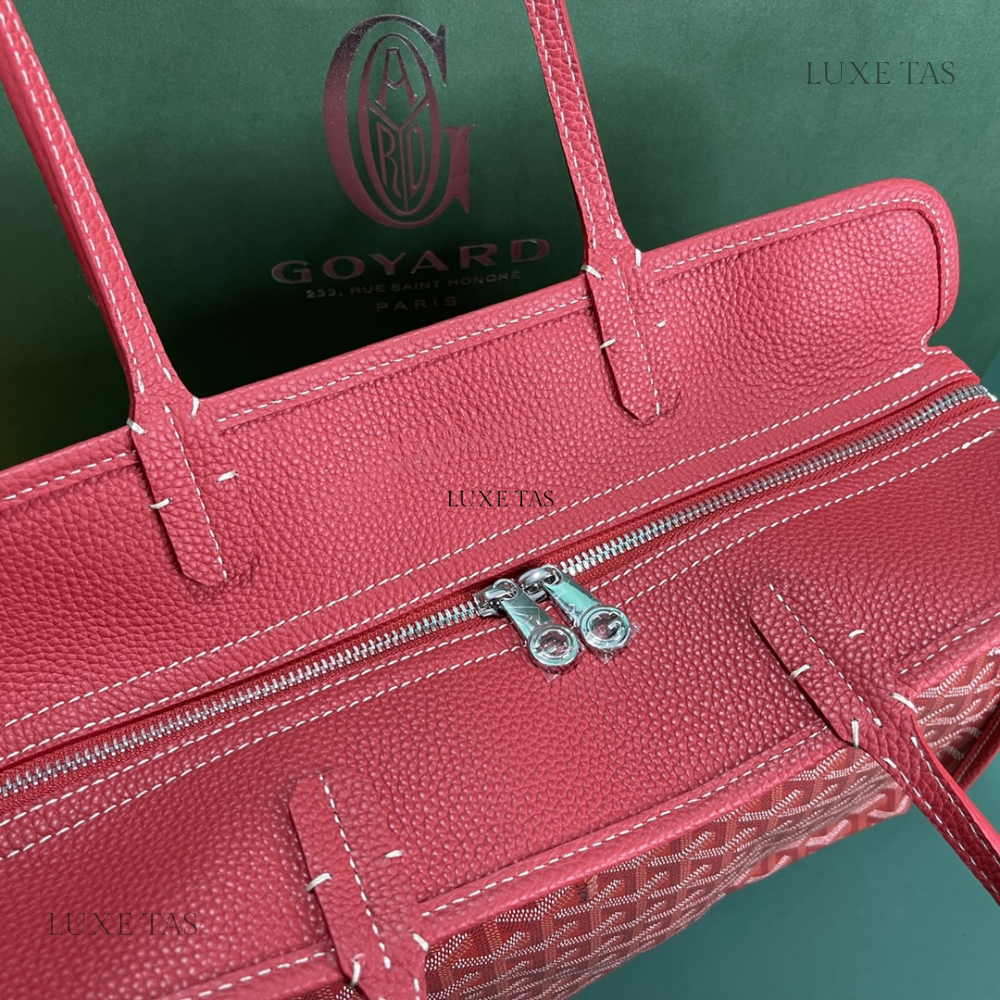 Red Hardy PM Bag - Leather Tote Bag for Women
