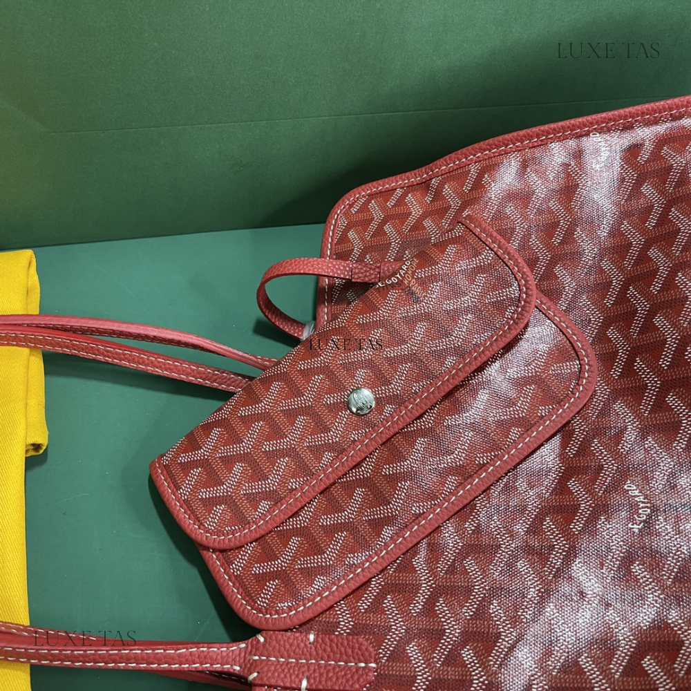 Red Hardy PM Bag - Leather Tote Bag for Women