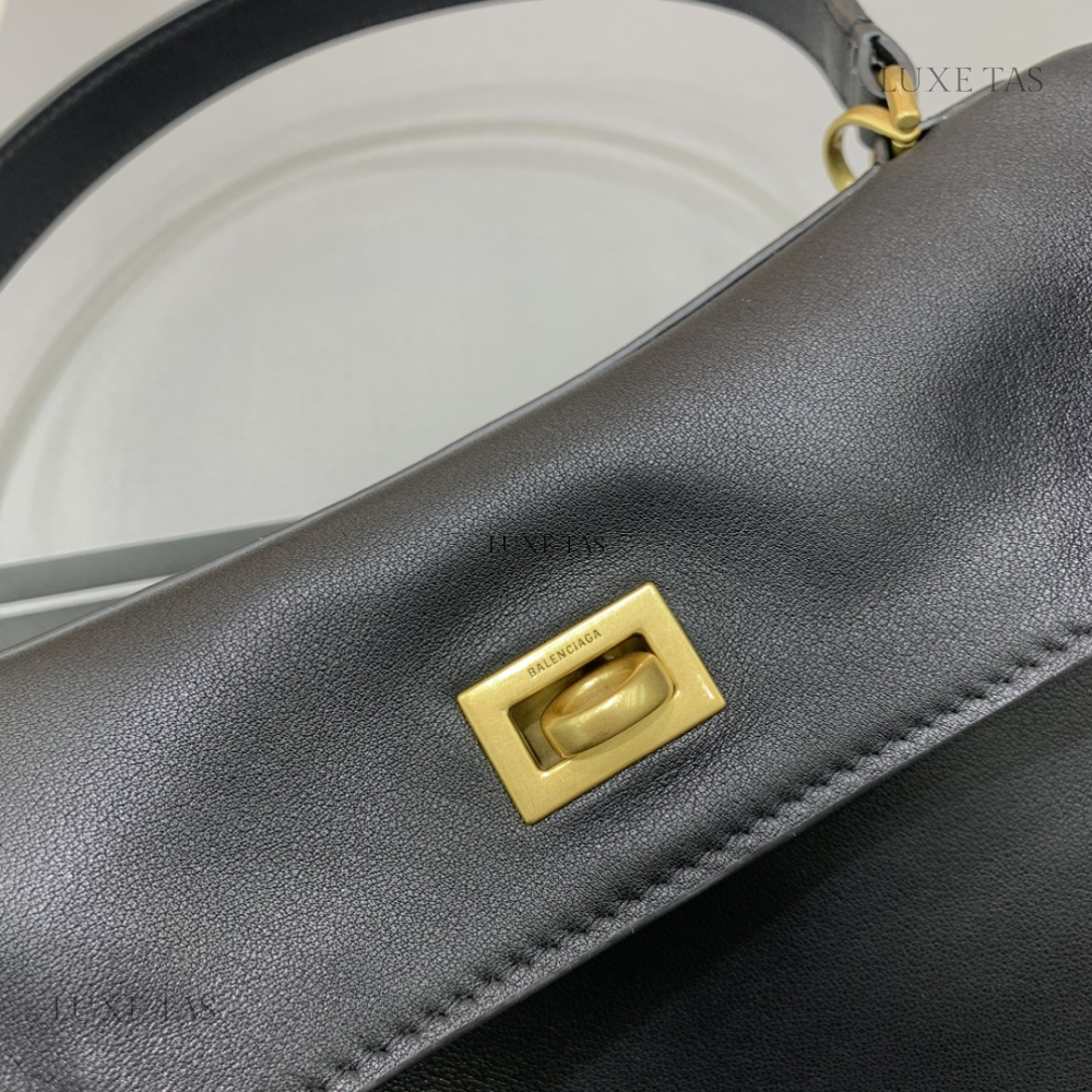 Rodeo Small Handbag In Black Leather Handbag for Women