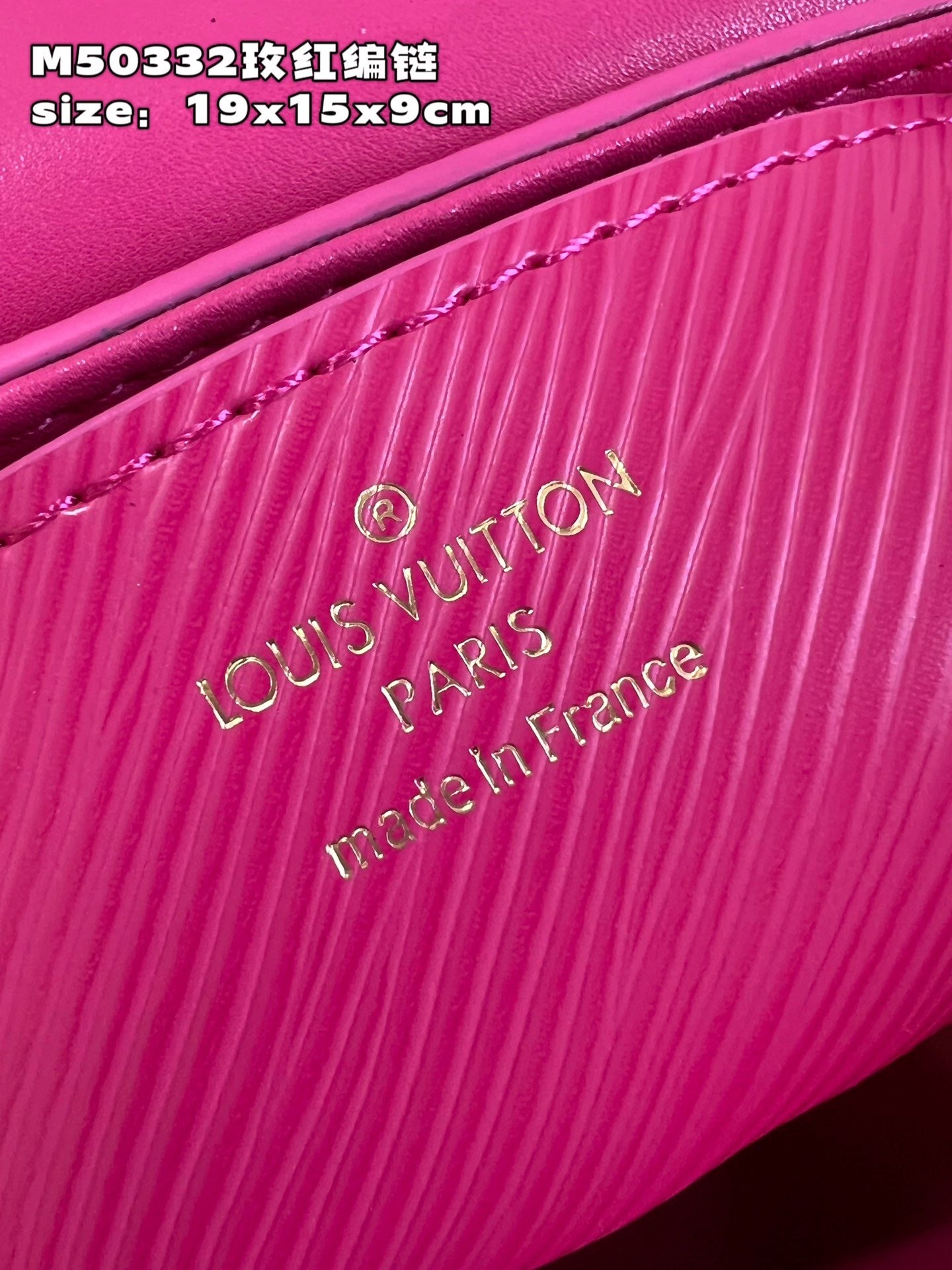 Rose Miami Twist PM - Leather Shoulder Bag for Women