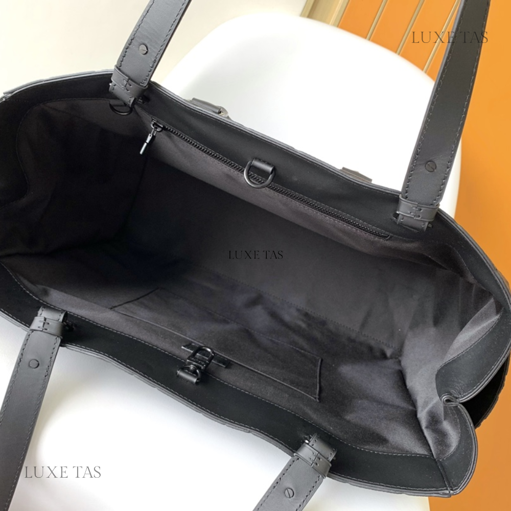 Sac Plat 24H - Leather Tote Bag for Men