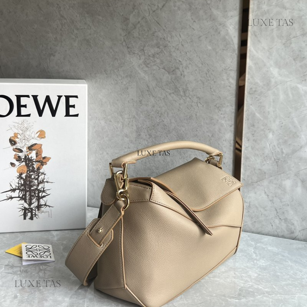 Sand Puzzle Bag In Classic Calfskin - Leather Crossbody Bag for Women