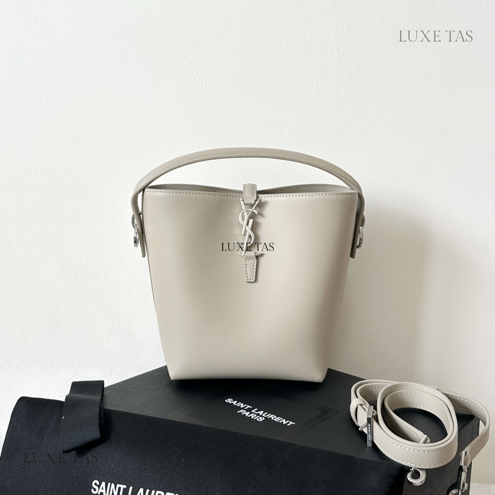 Seasalt Le 37 Small In Shiny Leather - Leather Bucket Bag for Women