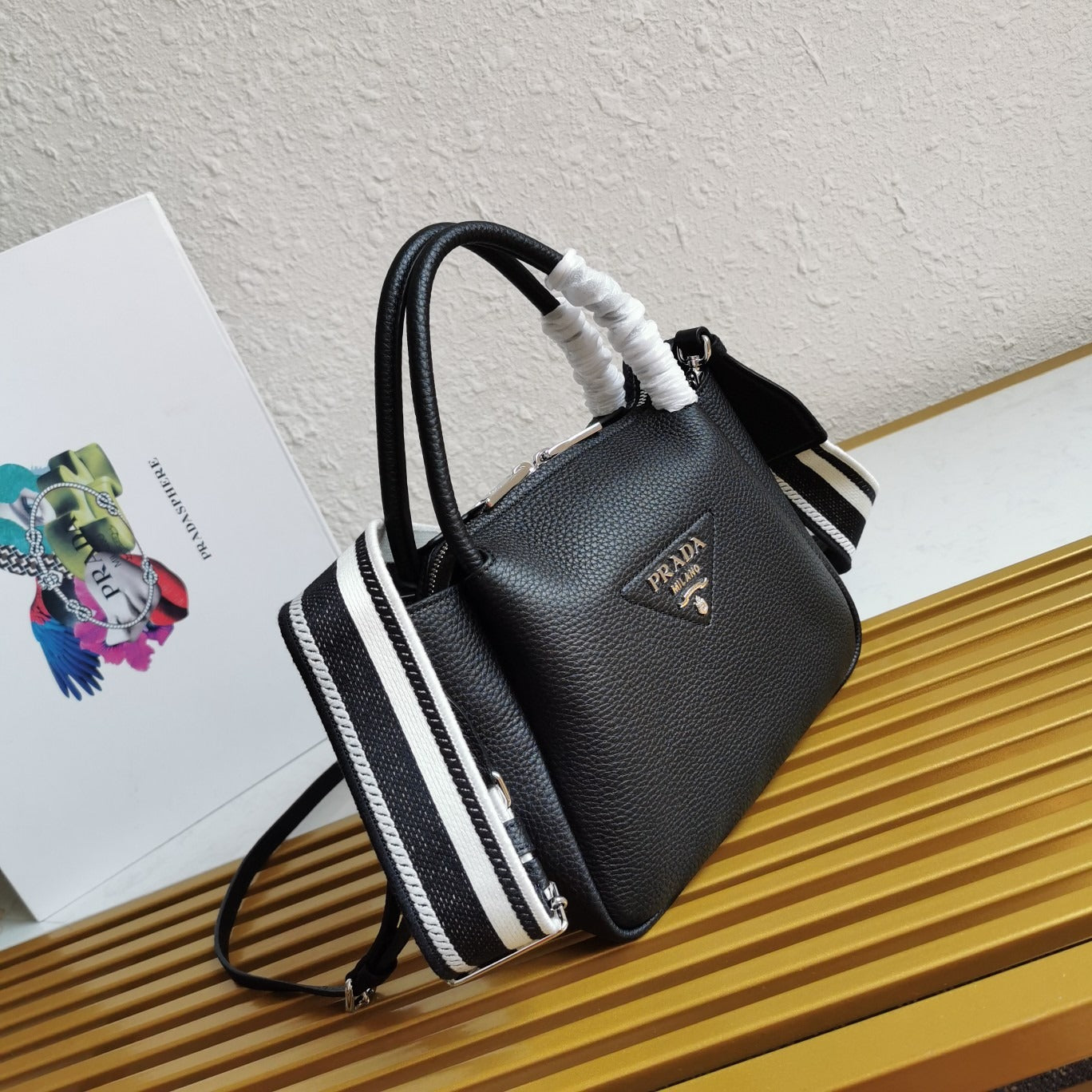Small Leather Handbag Black