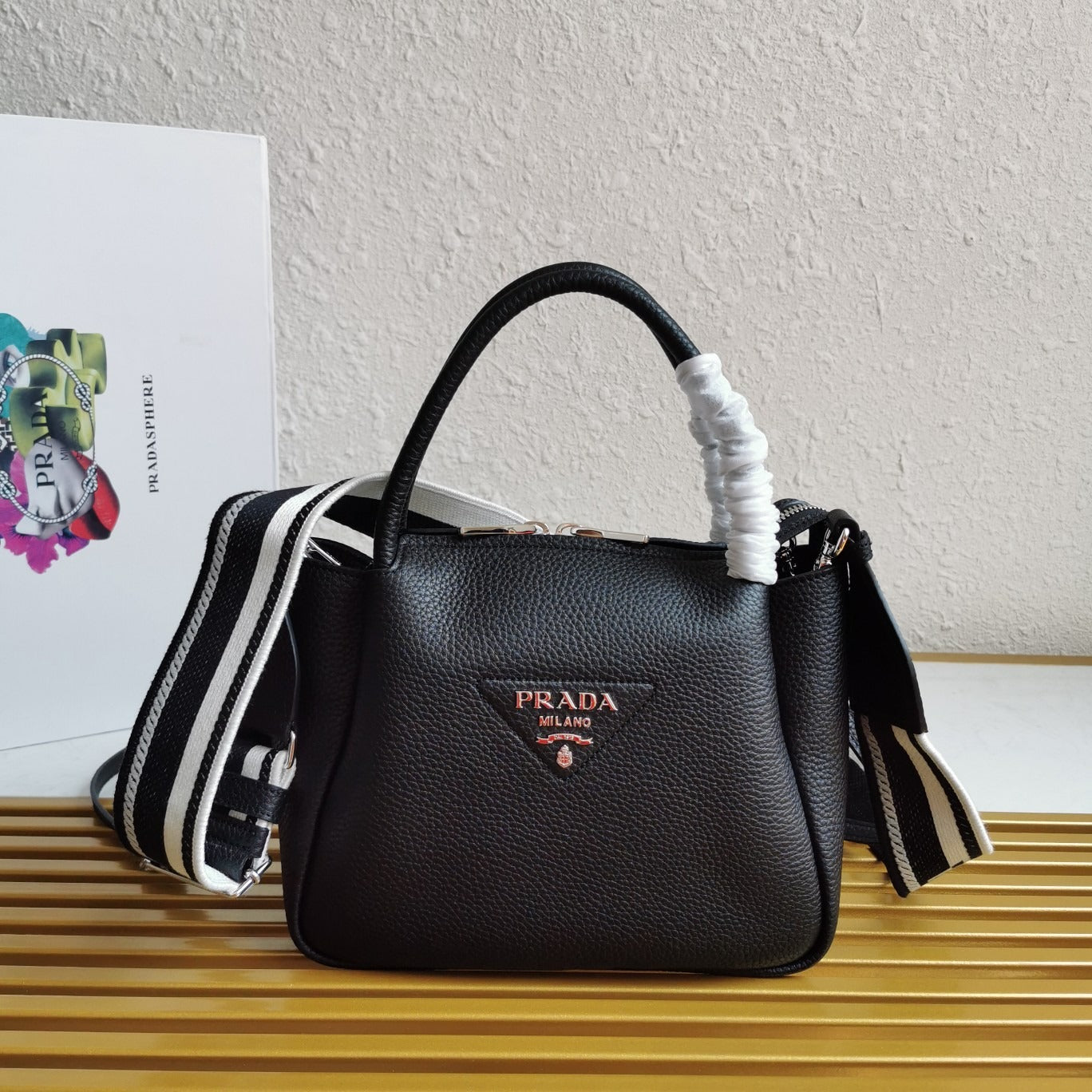 Small Leather Handbag Black