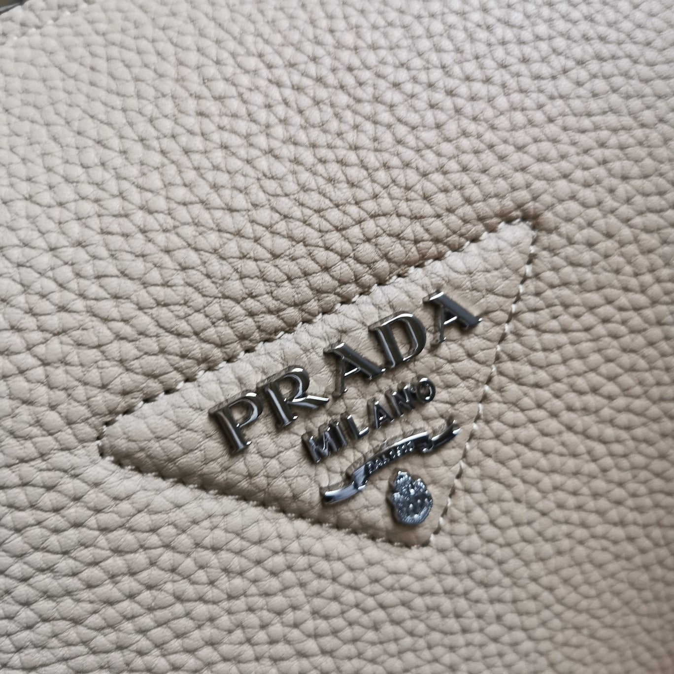 Small Leather Handbag Sand