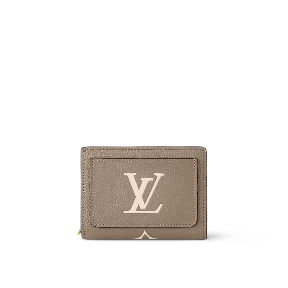 Tourterelle Crème Cléa Wallet - Leather Wallet for Women