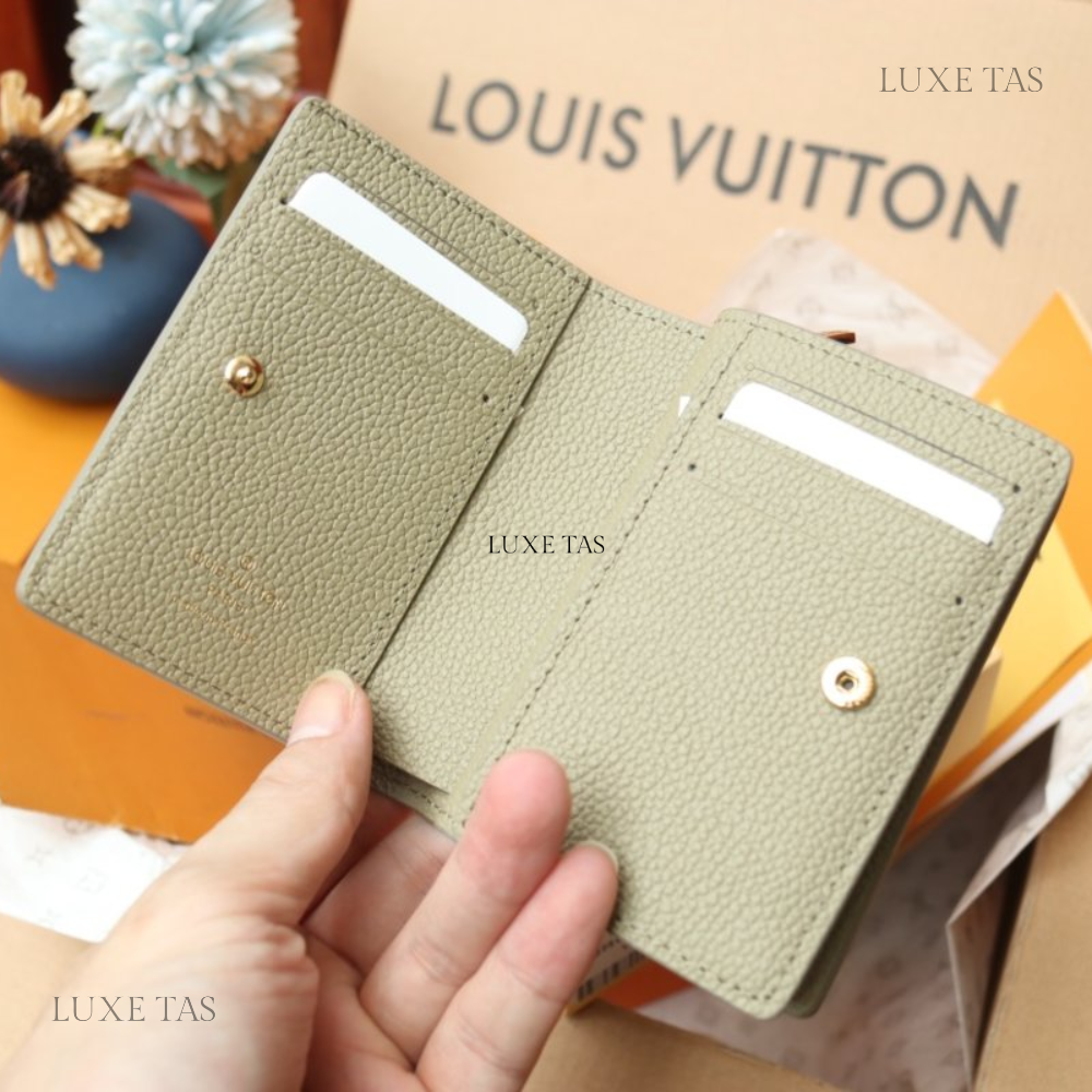 Tourterelle Crème Cléa Wallet - Leather Wallet for Women
