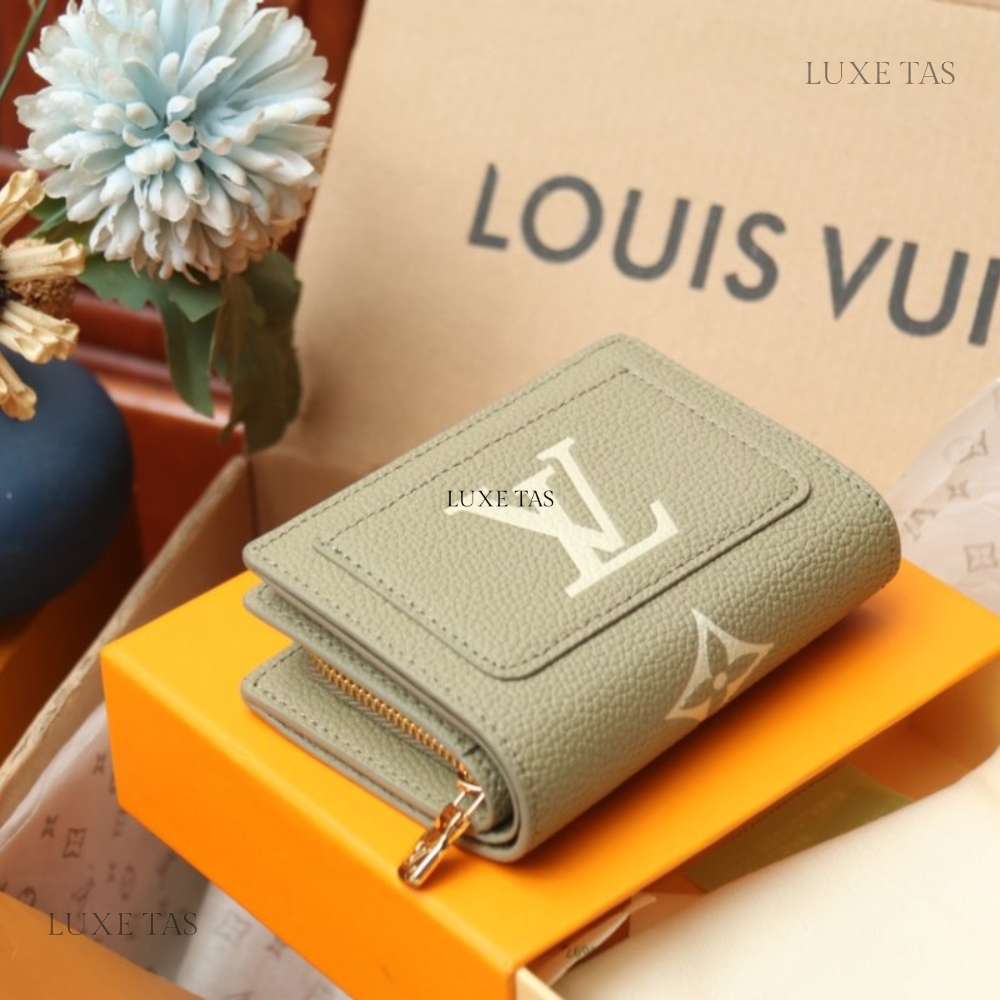 Tourterelle Crème Cléa Wallet - Leather Wallet for Women