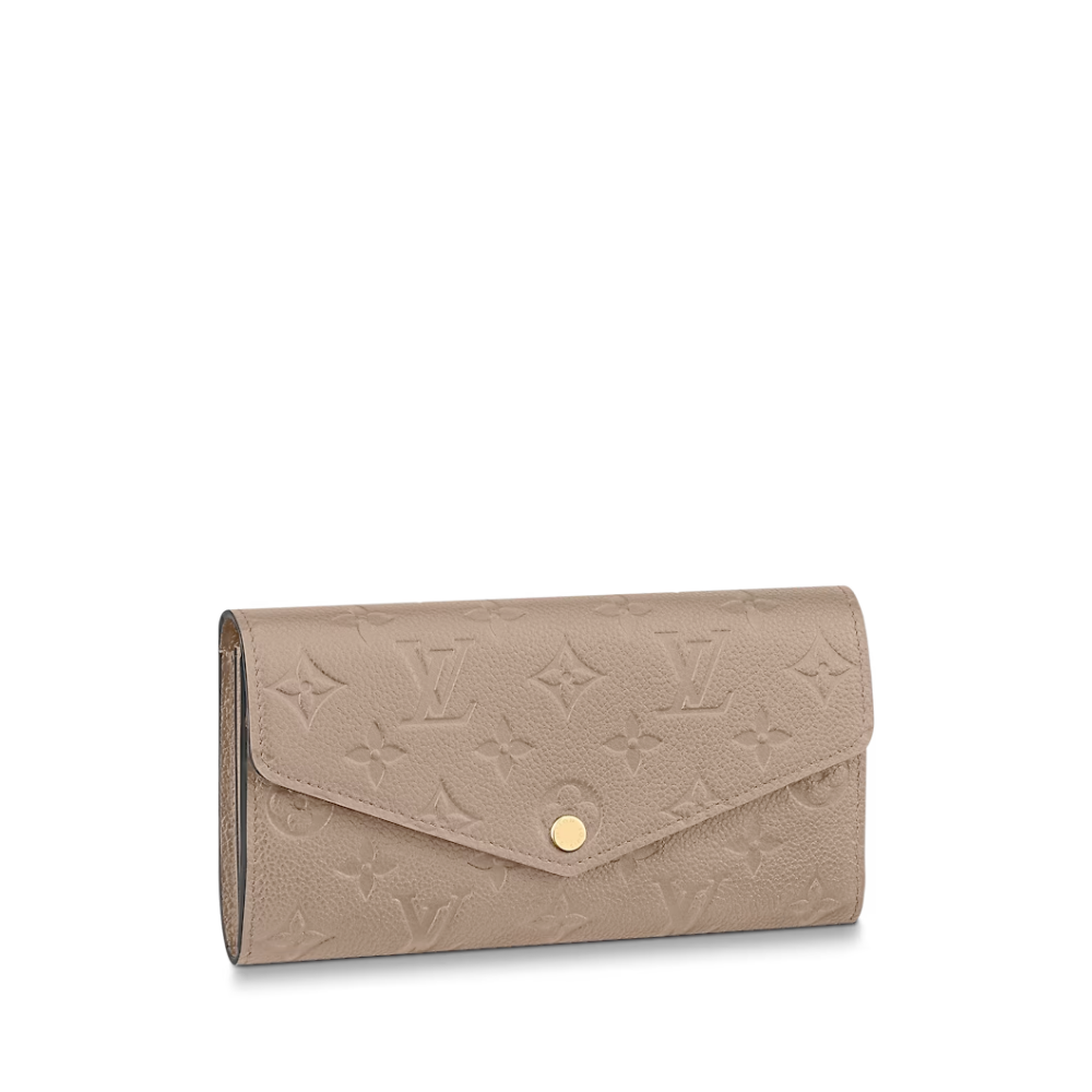 Tourterelle Monogram Empreinte Leather Sarah Wallet