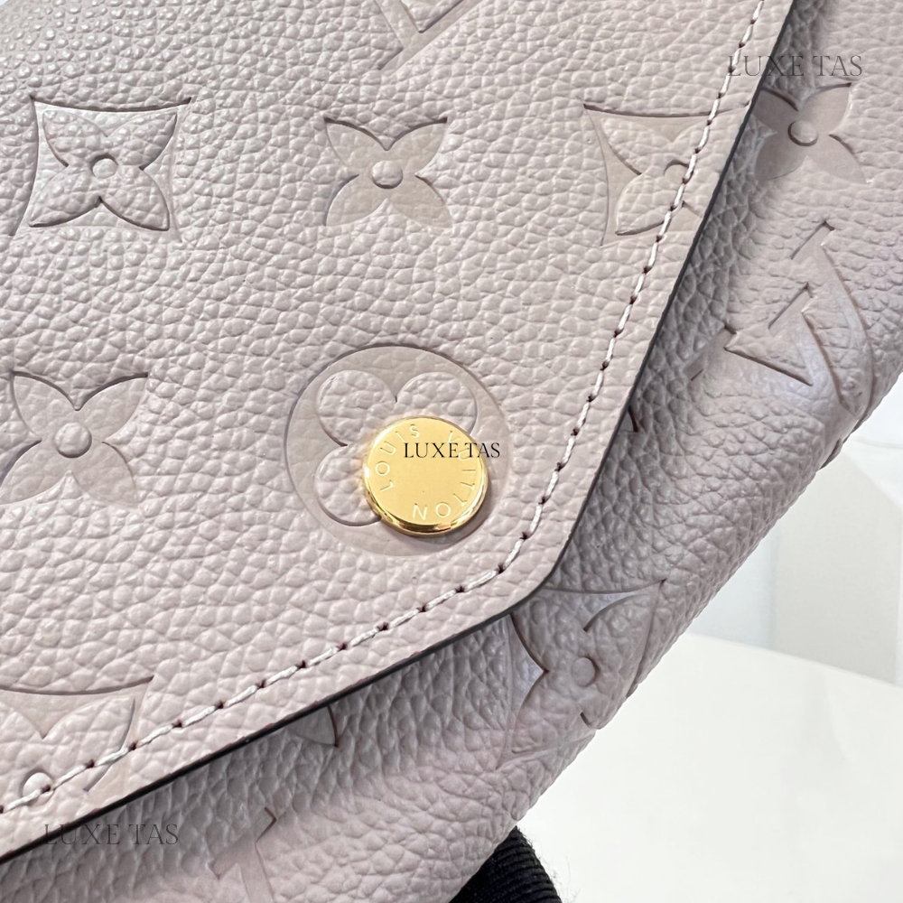 Tourterelle Monogram Empreinte Leather Sarah Wallet