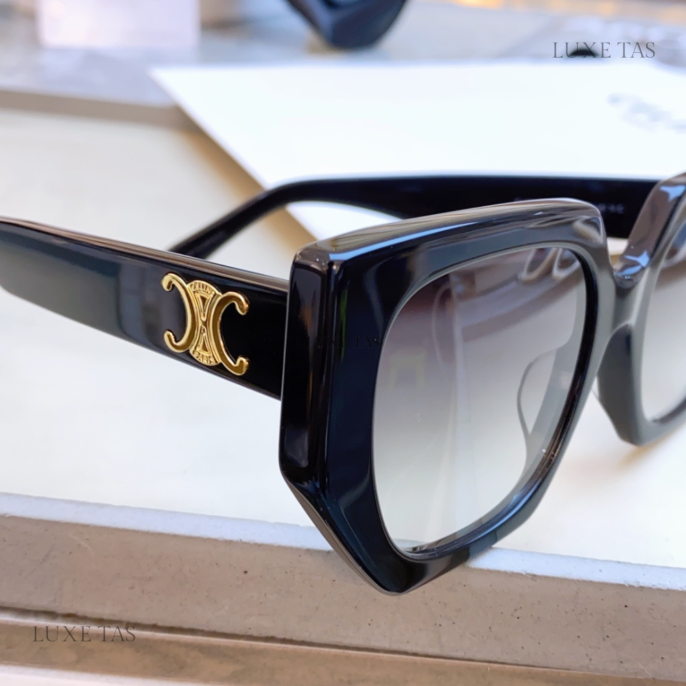 Triomphe Oversized Square-frame Acetate Sunglasses - Designer Sunglasses for Women