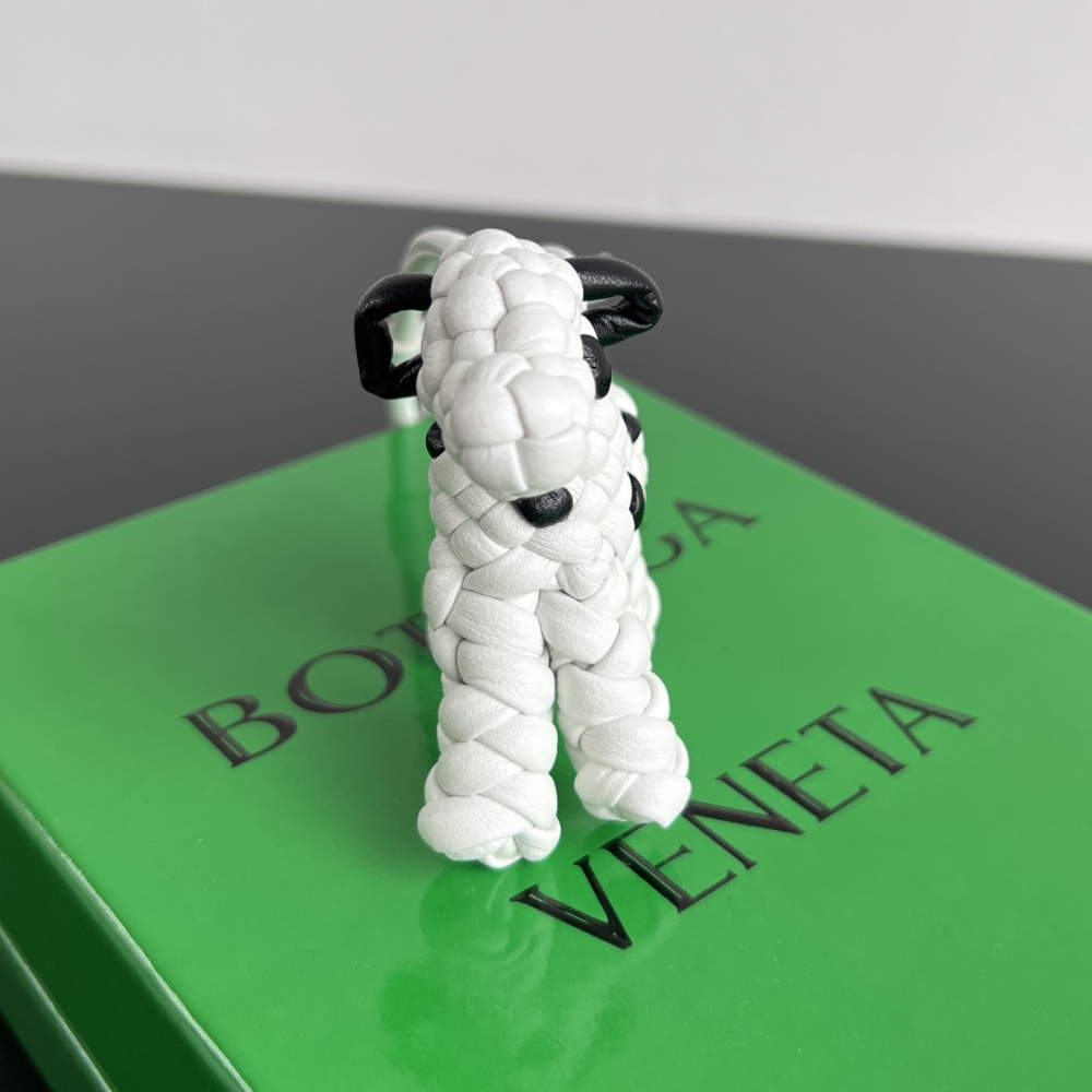 White Black Dog Charm Designer Accessories