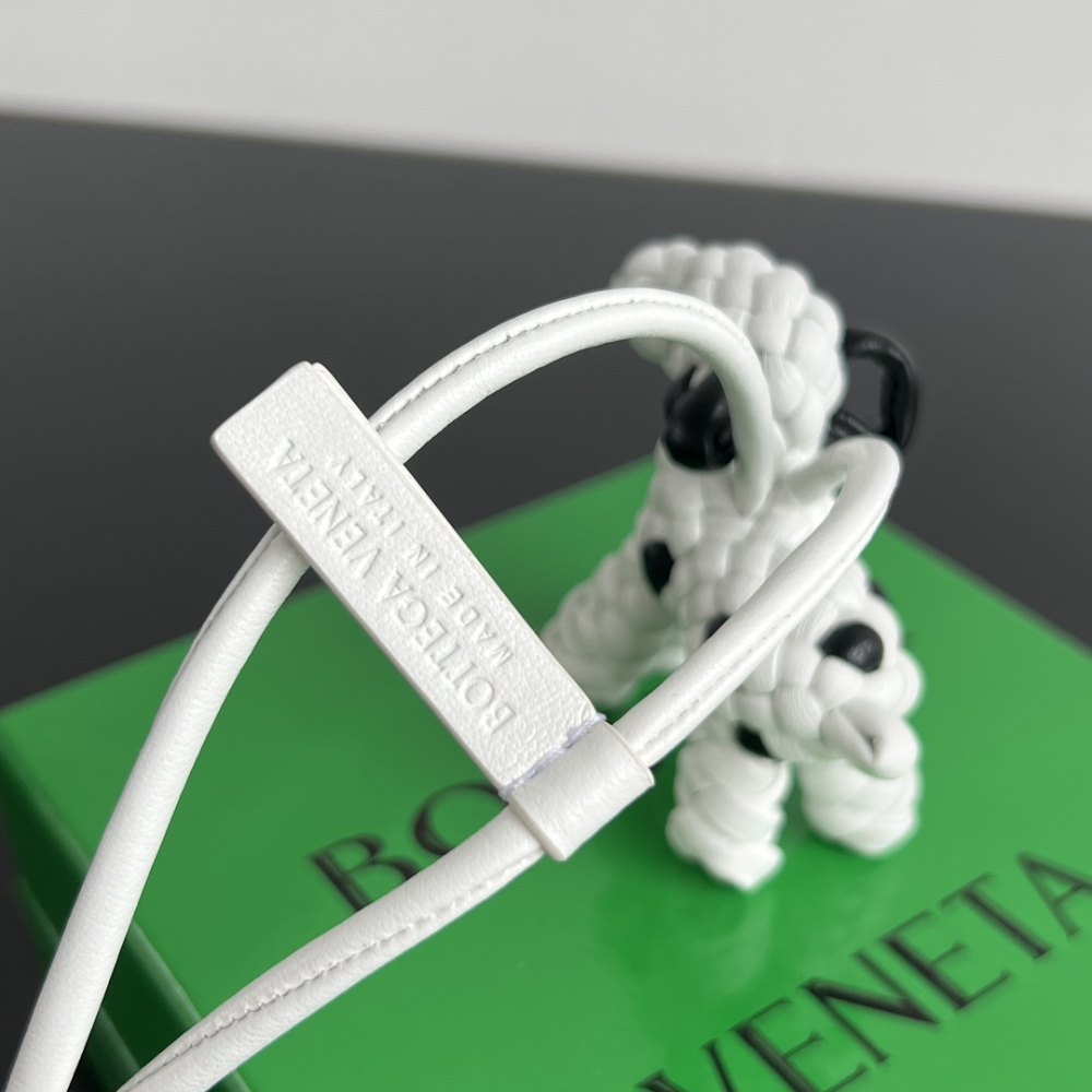 White Black Dog Charm Designer Accessories