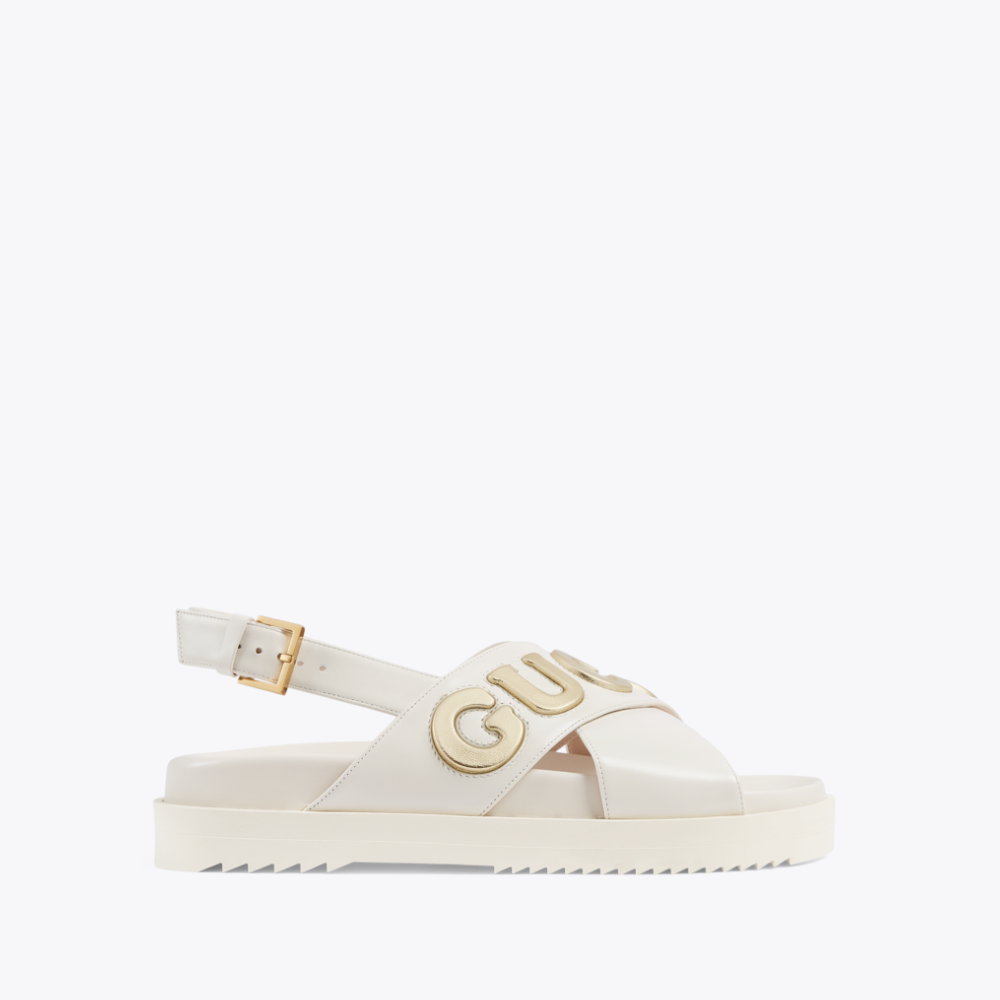 White G Sandal Designer Slides Sandals for Women – Luxe Tas