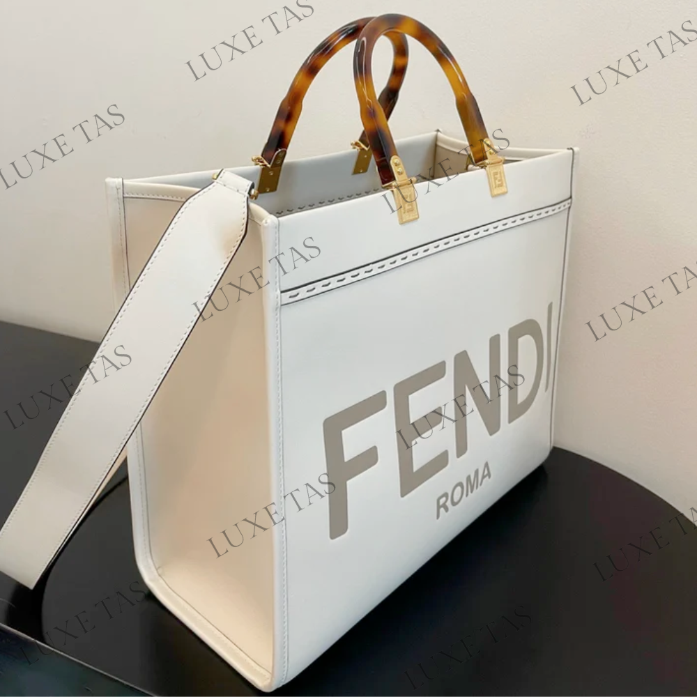 White Medium Sunshine Shopper
