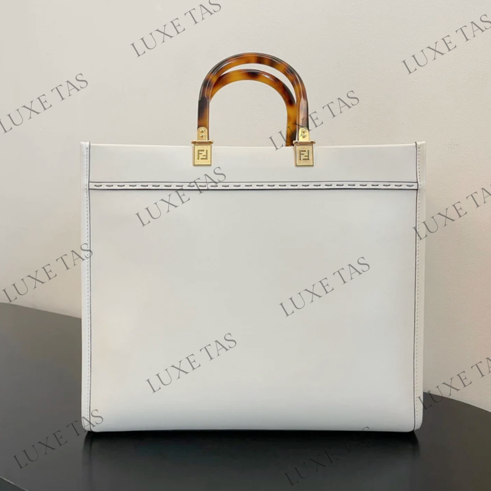 White Medium Sunshine Shopper