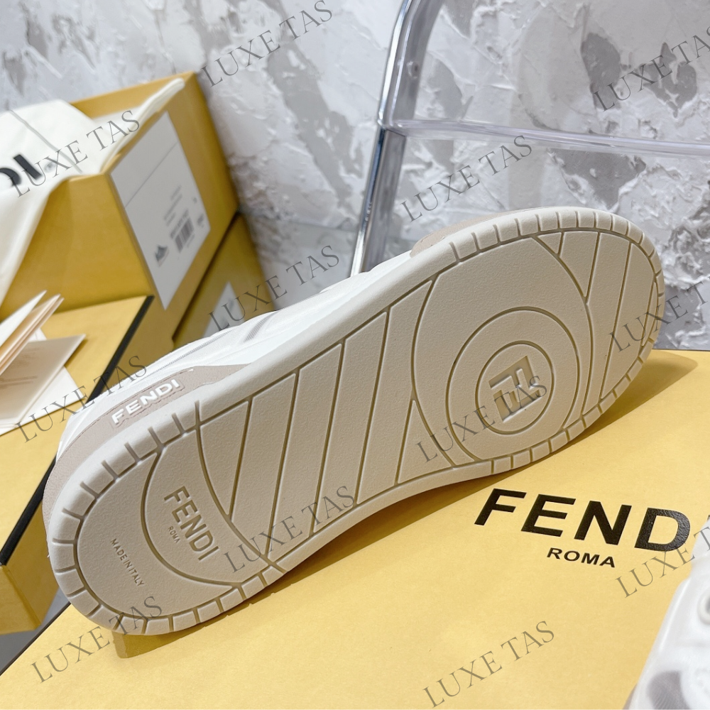 White Mesh Low Tops F Match