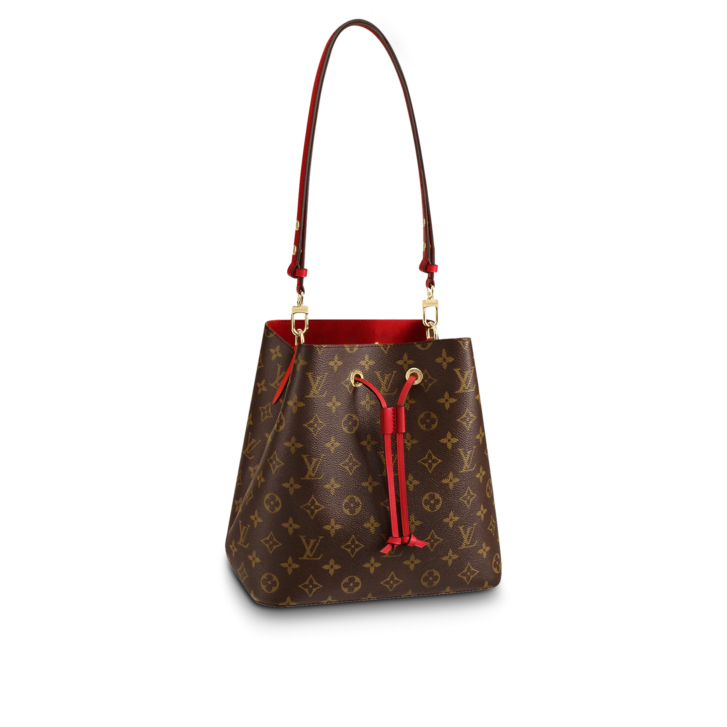 Poppy Monogram NéoNoé MM Beuteltasche aus Leder für Damen