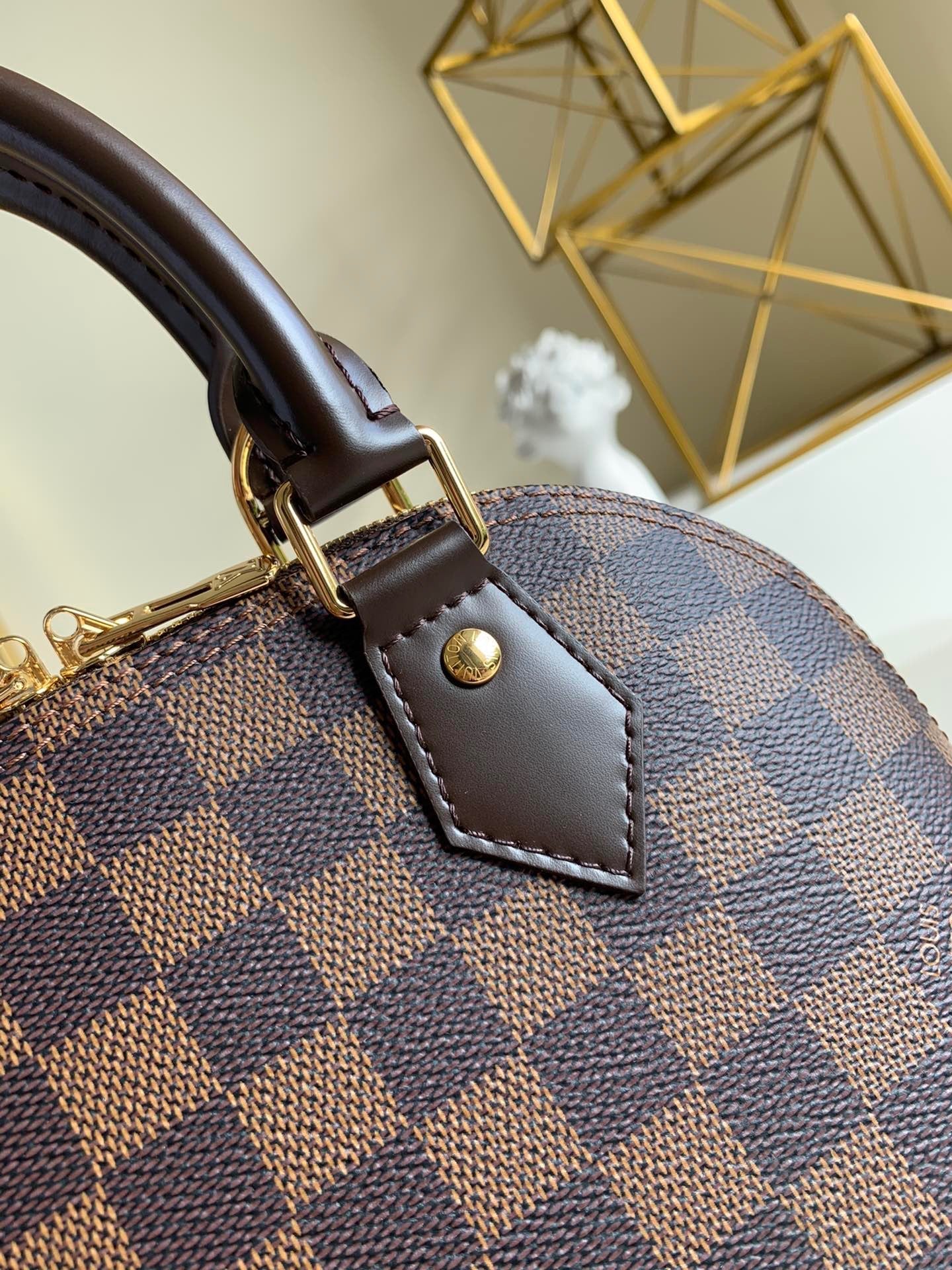 Alma BB Damier Ebene Canvas