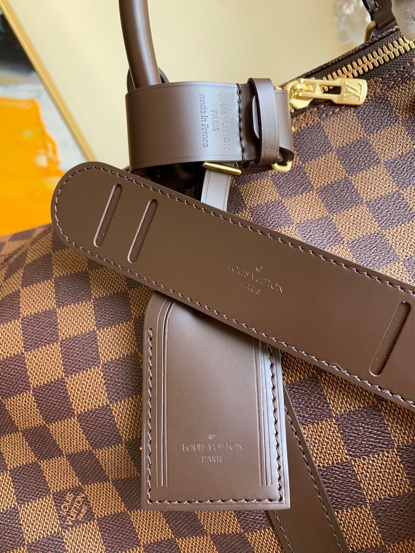 Damier Ebene Canvas Keepall Bandoulière 55