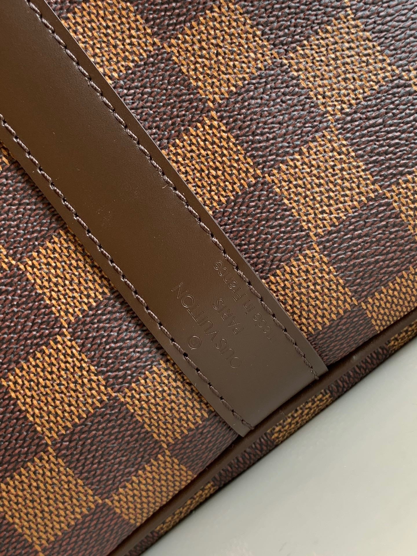 Damier Ebene Canvas Keepall Bandoulière 55