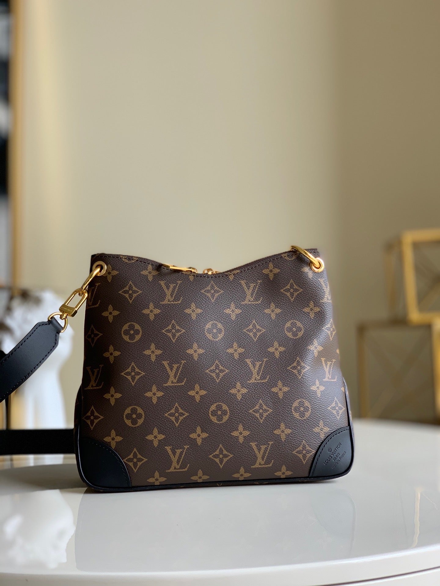 Black Monogram Odéon PM Bag