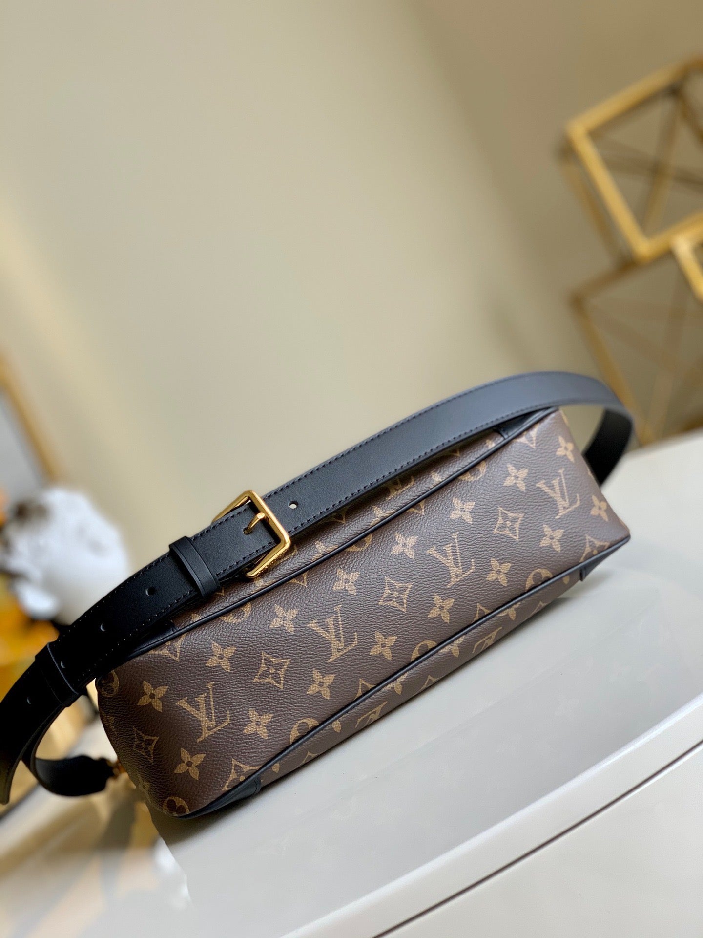 Black Monogram Odéon MM Bag