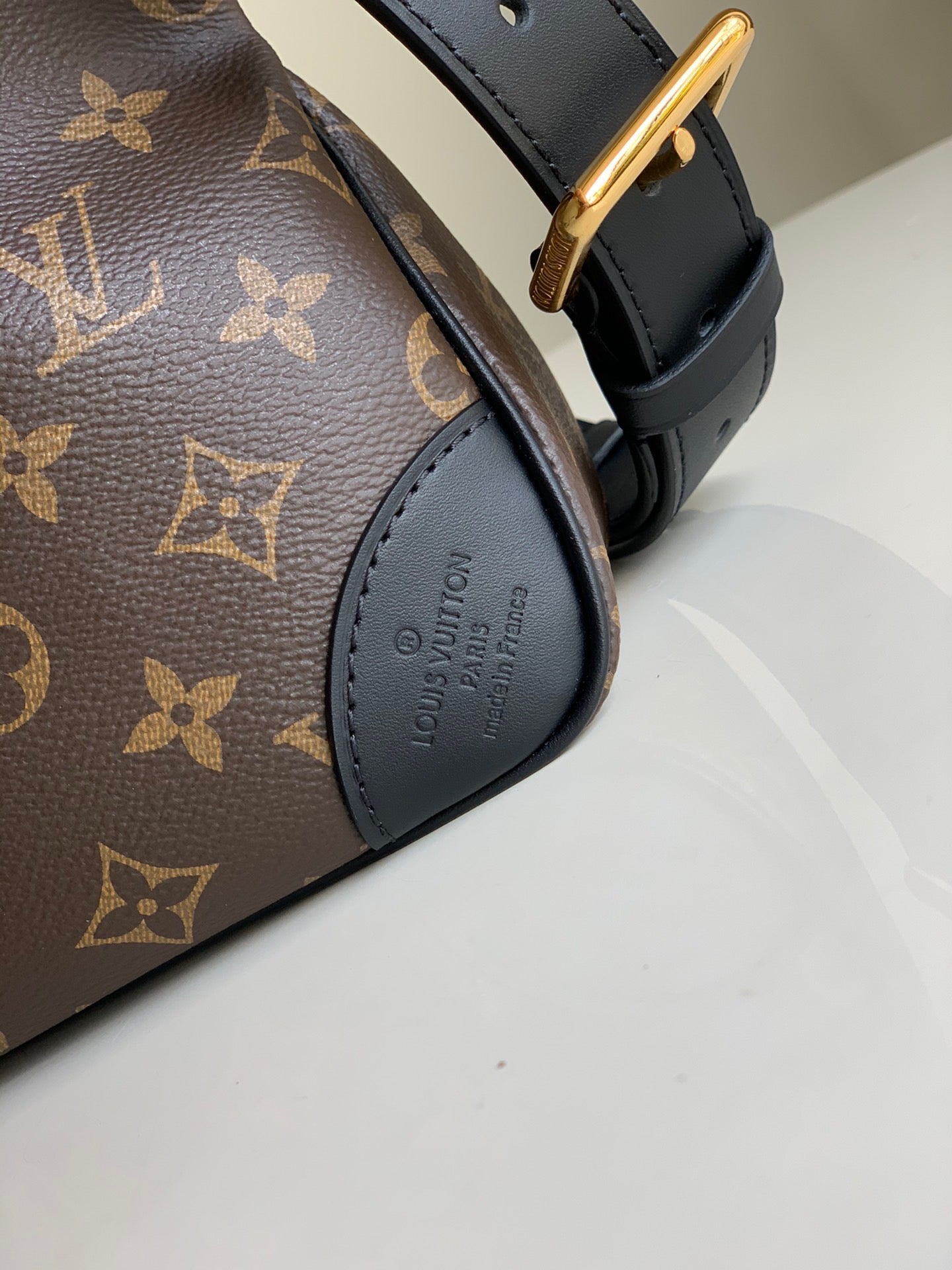Black Monogram Odéon MM Bag