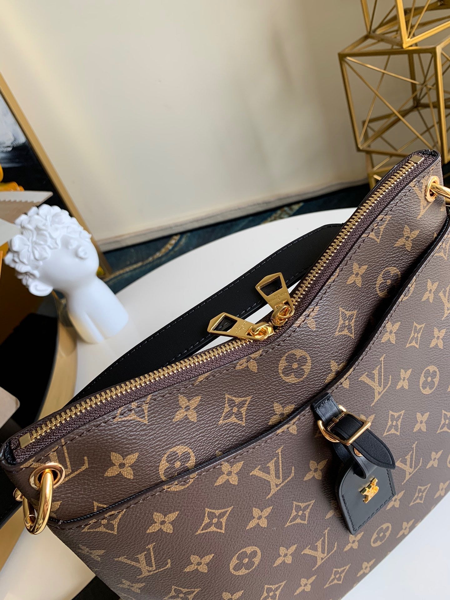 Black Monogram Odéon MM Bag