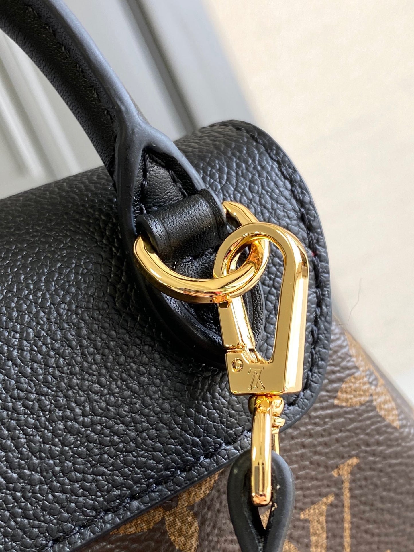 Black Monogram Canvas Montsouris BB Backpack