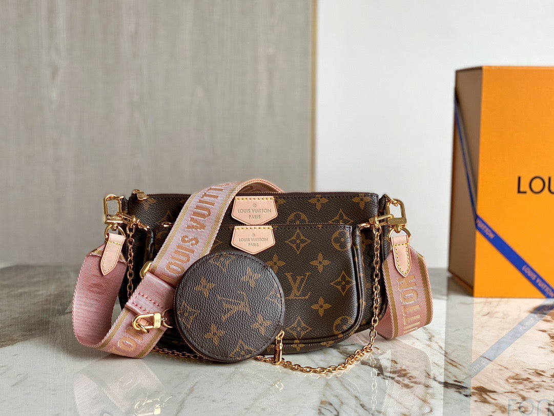 Rose Clair Multi Pochette Accessoires